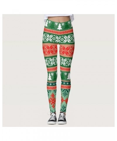 Women Valentine's Day St. Patrick's Day Christmas Graphic Printed Legging Skinny High Waist Costume Workout Tights Green-c $1...