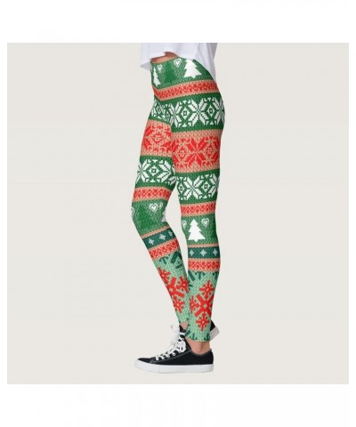 Women Valentine's Day St. Patrick's Day Christmas Graphic Printed Legging Skinny High Waist Costume Workout Tights Green-c $1...