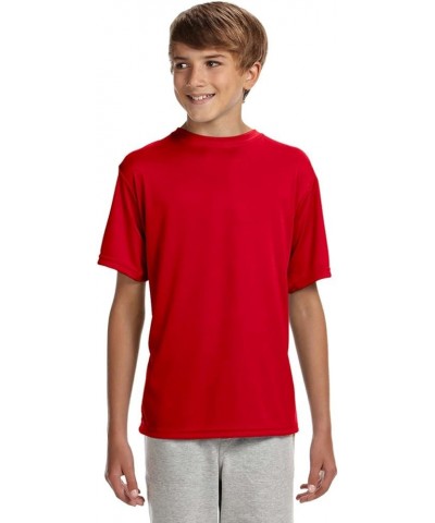 Youth Cooling Performance Crew Short Sleeve Tee Scarlet $7.54 T-Shirts