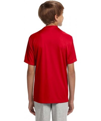 Youth Cooling Performance Crew Short Sleeve Tee Scarlet $7.54 T-Shirts