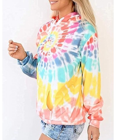 Womens Tie Dye Hoodie Gradient Print Sweatshirt Casual Loose Trendy Long Sleeve Drawstring Pullover 10 $14.08 Hoodies & Sweat...