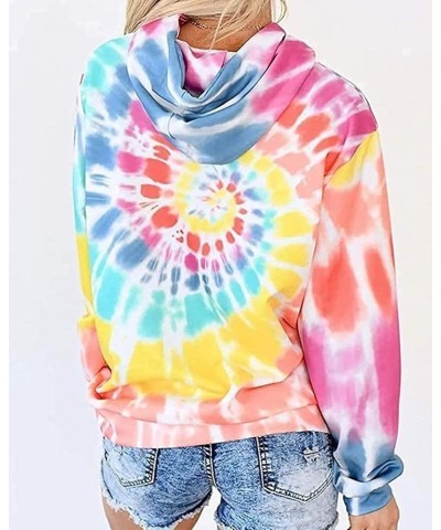 Womens Tie Dye Hoodie Gradient Print Sweatshirt Casual Loose Trendy Long Sleeve Drawstring Pullover 10 $14.08 Hoodies & Sweat...