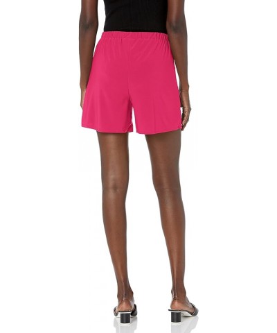 Women's Paperbag Waist Shorts Fuschia $18.66 Shorts