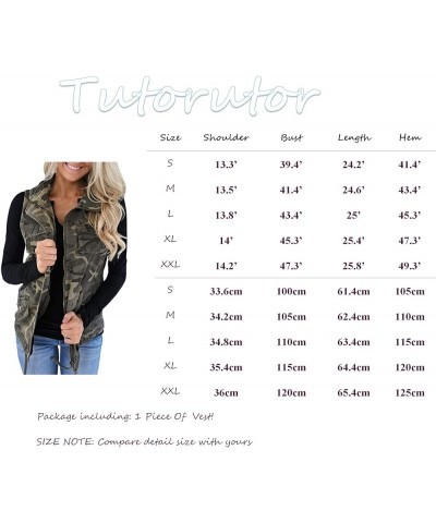 Womens Military Safari Camo Vest Utility Lightweight Sleeveless Hooded Drawstring Jackets with Pockets Gray $26.87 Vests