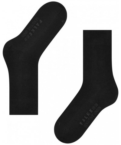 Women's Sensitive London Socks, Wide Top, Skin-Friendly, Great for Diabetics, Flat Seams, Breathable, Cotton Black (Black 300...