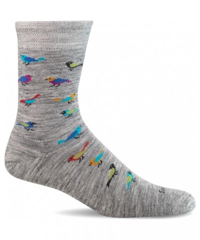 Women's Poppy Crew Sock Audubon Lt. Grey $15.28 Activewear