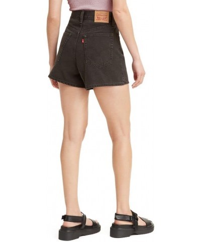 Women's High Waisted Mom Shorts (Also Available in Plus) Plus Size Wonderful - Black $24.20 Shorts