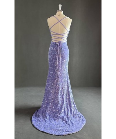 Women's Sequin Mermaid Prom Dress Long Spaghetti Strap Corset Formal Gown Turquoise $42.50 Dresses