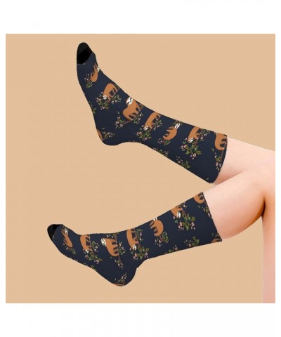 Funny Crazy Socks,Novelty Socks for Men/Women,Soft and Comfortable Sports Socks Sloth $9.00 Activewear