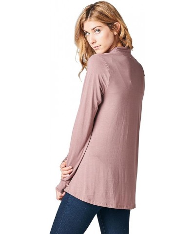 Women Casual Open Front Long Sleeve Lightweight Softest Viscose Made from Bamboo Cardigan Coco $19.94 Sweaters