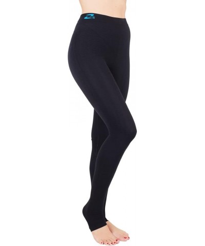 Flat Knit K2 Lipedema Lymphedema, POTS Support high Compression Leggins (K2-25-30 mmHg) Black $36.19 Activewear