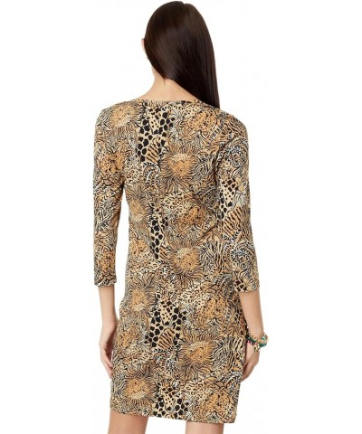 Womens Tessa 3/4 Sleeve V-Neck Dress Rattan Walk on the Wild Side $39.27 Dresses