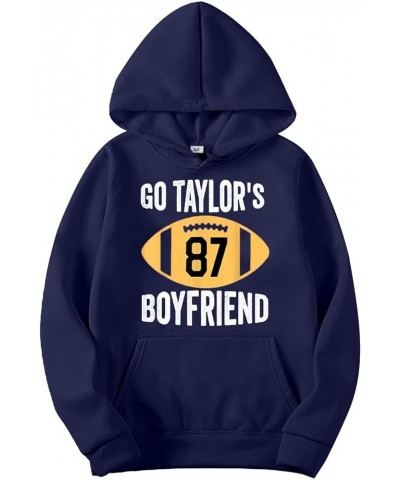 Game Day Hoodies Sweatshirt for Women Football Grapic Long Sleeve Shirt Football Season Pullover Tops Nnavy $11.25 Hoodies & ...