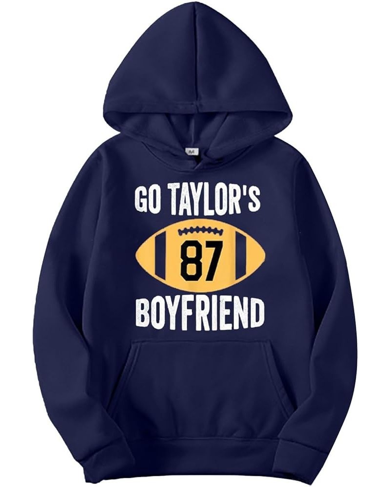 Game Day Hoodies Sweatshirt for Women Football Grapic Long Sleeve Shirt Football Season Pullover Tops Nnavy $11.25 Hoodies & ...