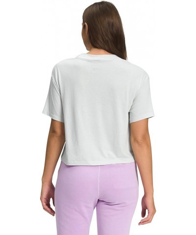 Women's Short Sleeve Half Dome Cropped Tee Tin Grey $8.47 T-Shirts