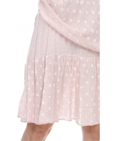 Women's Plus Size Summer Casual Sleeveless Dresses Polka-Dot Floral Scoop Neck Dress Polka Dot Pink $18.90 Dresses