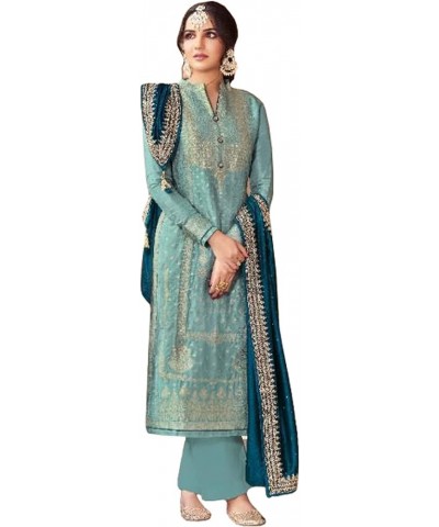 Women's Wear Readymade Designer Salwar Kameez Suits Indian Pakistani Beautiful Plazzo Pant Dress Choice 4 $50.87 Suits