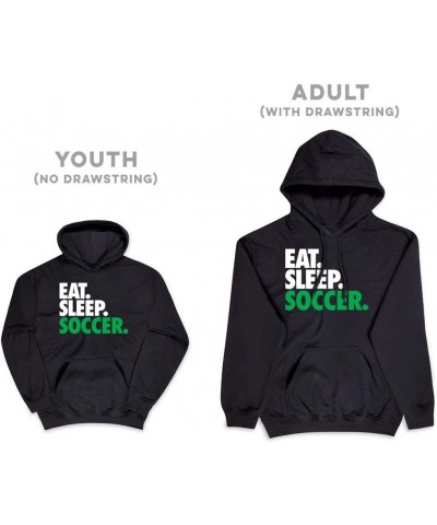 Soccer Standard Sweatshirt | Eat Sleep Soccer Youth and Adults Sizes Youth Black $26.78 Sweatshirts