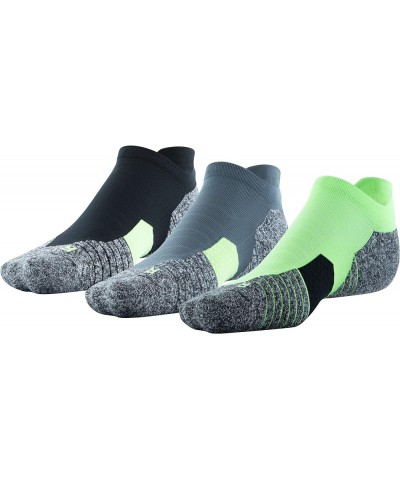 Unisex-Adult Run Cushion No Show Tab Socks 3 Quirky Lime Assorted (3-pairs) $15.48 Socks