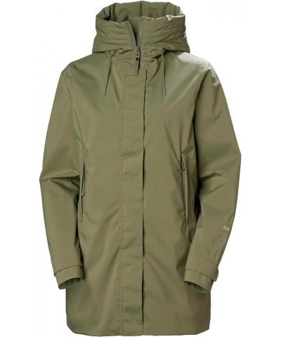 Women's Victoria Mid Length Raincoat 421 Lav Green $69.78 Coats