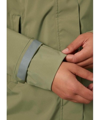 Women's Victoria Mid Length Raincoat 421 Lav Green $69.78 Coats