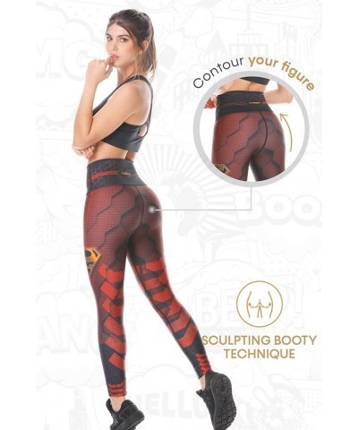 Many Styles of Crossfit Leggings Women Colombian Yoga Pants Compression Tights Dark Red $29.40 Activewear