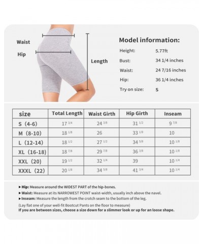 Short Leggings for Women Slip Shorts Mid Thigh Legging Plus Size Undershorts Flat Gray 2 Pack Medium $13.25 Leggings