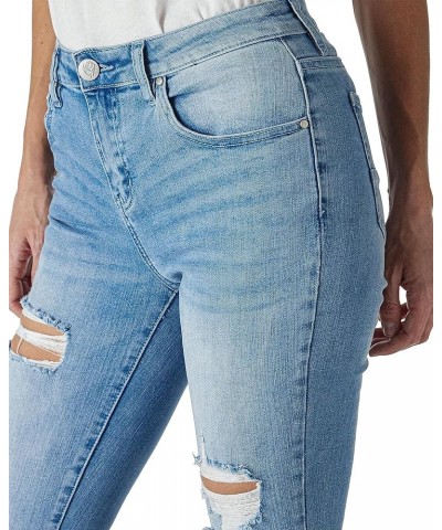 Women's Ripped Boyfriend Jeans Stretch Skinny Jean Trendy Distressed Straight Leg Jeans with Holes R2004 $21.00 Jeans