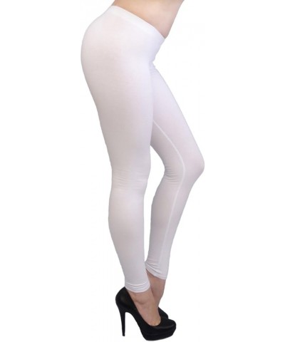 VF-Sport Extra Long Leggings - Cotton (Junior and Junior Plus Sizes) White $16.66 Leggings