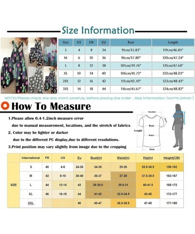 Women's Jumpsuits Plus Size Fashion Printed Loose Casual Strap Back Wide Leg Jumpsuit Overalls 3-light Blue $9.34 Overalls