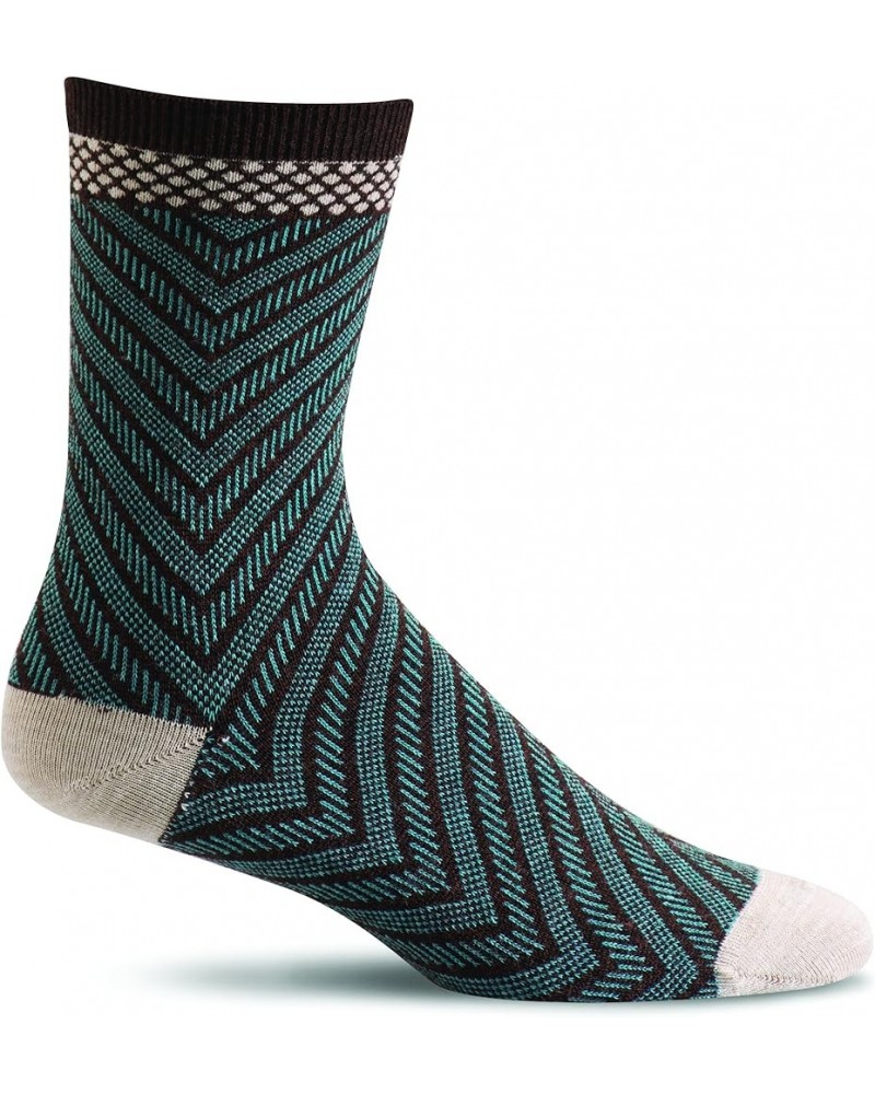 Women's Very V Crew Sock Espresso $14.33 Activewear