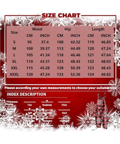 Christmas Linen Overalls for Women Loose Fit Fall Adjustable Bib Jumpsuit Sleeveless Baggy Harem Long Pants Playsuit A35-hot ...