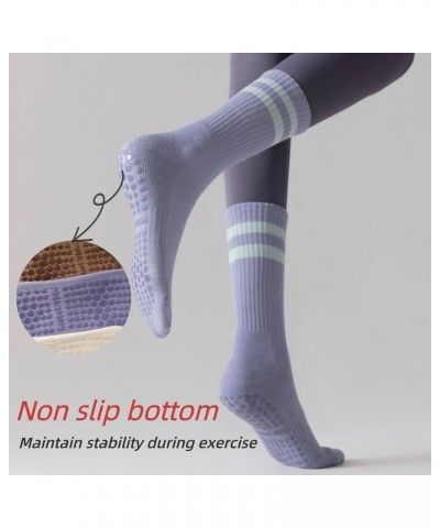 Grip Socks for Women Pilates Yoga, Non Slip Hospital Socks with Grippers for Women,Grippy Sticky Socks with Cushion for Barre...