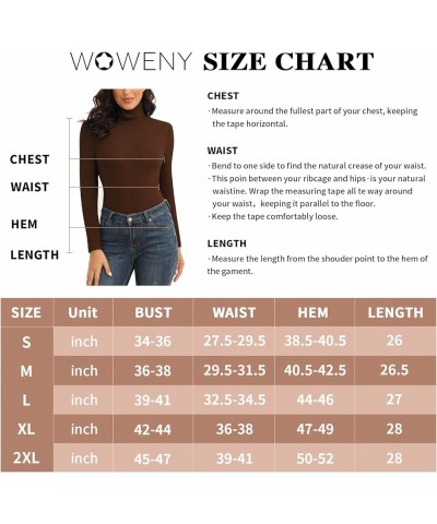 Womens Turtleneck Tops Lightweight Long Sleeve Thermal Shirts Soft Underwear Top Slim Fit Basic Pullover Sweater Brown $17.59...