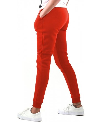 Women's Basic Fleece Jogger Dark Orange $11.52 Activewear