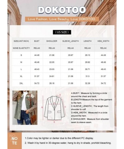 Womens 2023 Fall Corduroy Shacket Jacket Long Sleeve Button Down Color Block Hooded Coat with Pockets Brown $27.38 Jackets