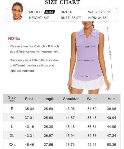 Womens Golf Shirt Polo Short Sleeve,Sleeveless,Long Sleeve Tennis Collared Top Dry Fit Athletic Clothes for Ladies A2_light P...