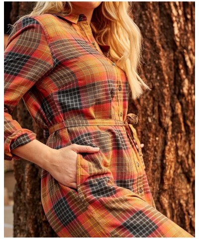 Re-Form Flannel Shirtdress - Women's Cedar Ombre $33.86 Dresses