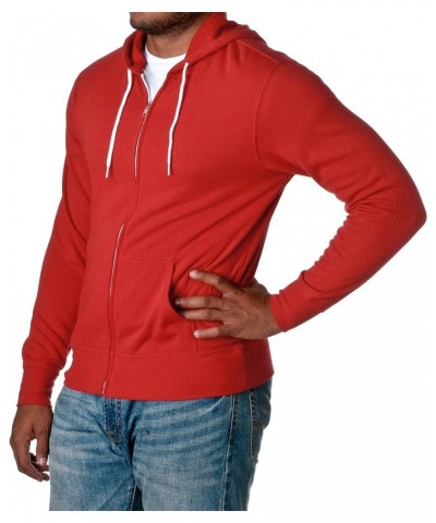 Independent Trading Co. Unisex Sherpa-Lined Hooded Sweatshirt (EXP90SHZ) Red $12.60 Hoodies & Sweatshirts