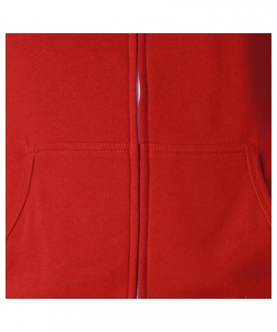 Independent Trading Co. Unisex Sherpa-Lined Hooded Sweatshirt (EXP90SHZ) Red $12.60 Hoodies & Sweatshirts