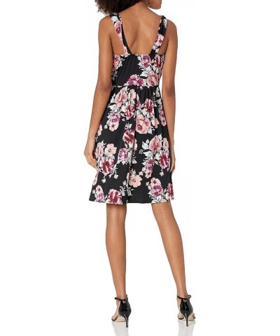 Women's Sleeveless Knot-Front Surplice Dress Flrlblc $11.01 Dresses