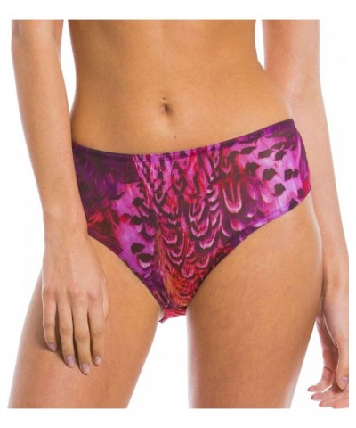 Amalfi Purple Tan Through High Waisted Bikini Brief Purple $13.33 Swimsuits