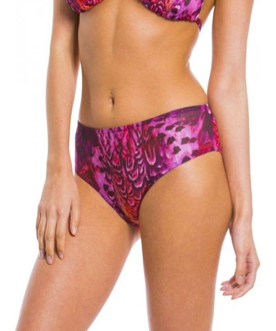 Amalfi Purple Tan Through High Waisted Bikini Brief Purple $13.33 Swimsuits