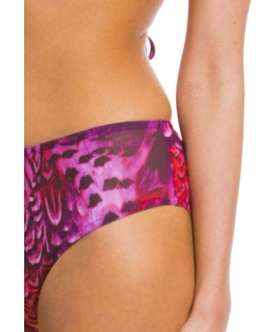 Amalfi Purple Tan Through High Waisted Bikini Brief Purple $13.33 Swimsuits