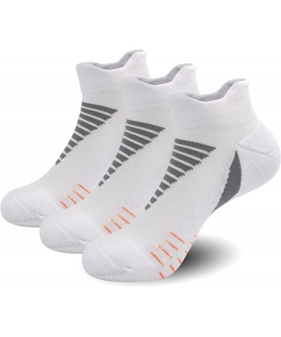 Low Cut Performance Cotton Viscose Bamboo Socks Athletic Cushion Compression Wicking Running Men Women 3 Pairs White $12.53 A...