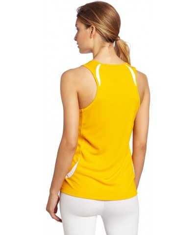 Women's Interval Singlet Gold/White $9.60 Activewear