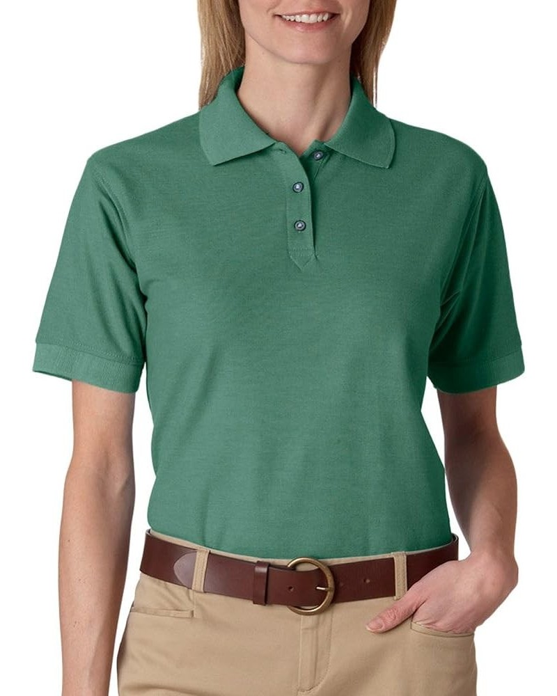 8541 Ladies Whisper Pique Polo Apple Leaf Green $9.58 Shirts