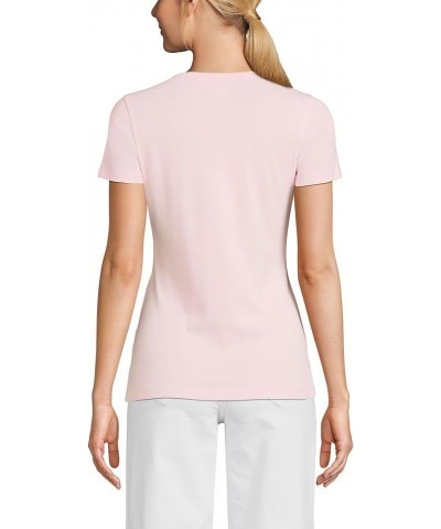 Women's Crew Neck Rib T-Shirt Simply Pink $12.80 T-Shirts