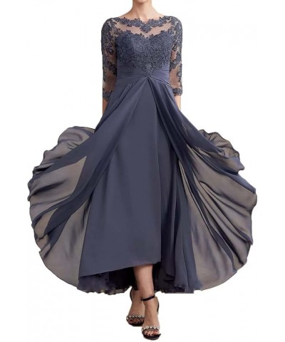 Mother of The Bride Dress Scoop Neck Chiffon Wedding Guest Formal Evening Gowns Party Dress Orchid $22.79 Dresses