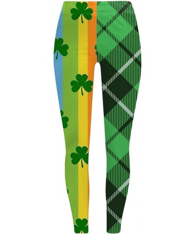 Womens Dress Leggings Elastic Waistband Comfy Pants Tummy Control Pants for Women St. Patrick's Day Fluffy Pajama Pants Women...